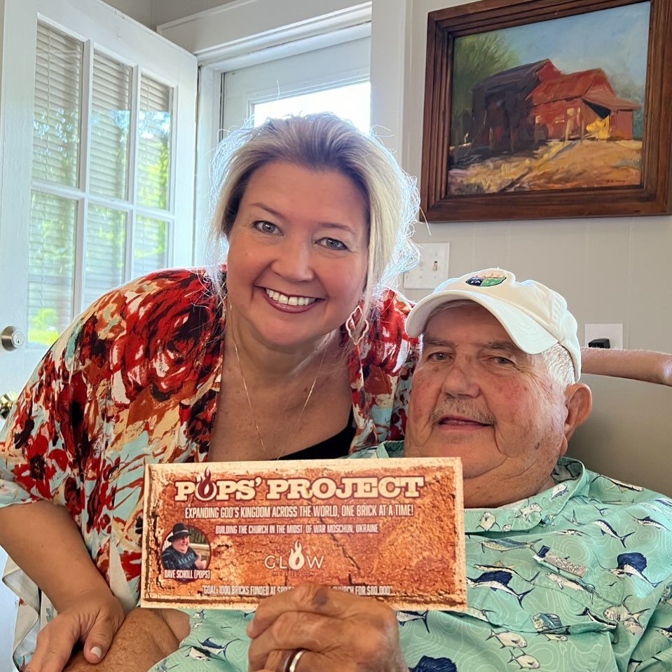 Here's to the man who gave me a heart for the nations... ❤️🌍...When I was 8 years old we went to Costa Rica and he built a church in the jungles with our missionary friends... Over the years he built churches in 6 countries, and wanted to do this when he retired. Pops had a car accident which made him unable to fulfill his dream the way he thought, BUT when our dear friend @sergey_lysak spoke of his vision to buy land and build a church for the new believers in Ukraine, I had what I believe was a God idea... 💡
We could buy this land and build this church for $80,000...in honor of my Dad's 80th birthday coming up in November!! If 1000 people bought "bricks" 🧱fo $80 each, we could fund this project, and this church/gathering place for new believers could be built...So many who have had their homes destroyed have come to know God after the "church" (people) responded and provided new homes. Now this new community needs a church home to gather together and celebrate the goodness of God!
Will you be a part of "Pops'" Project and fund a brick or 2 to help build the kingdom on the other side of the world? I bought the first one as my dad's Father's Day gift...to honor my dad and Father of us all! 😊 We officially launch today... through November 24th. You can give at glowmission.org and "donate" under the fund "Pops' Project." Check out the video and details on our projects page... Let's build something that lasts together...and honor our Father! ❤️ #goloveotherswell @david.scholl.779 PS... message me with your address and I'll send you a "brick" card and info. 🔥