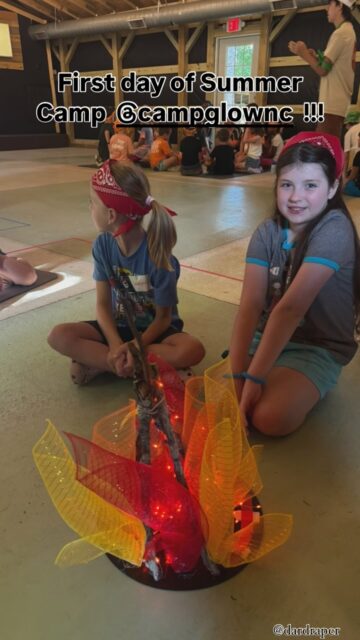 What a GREAT TIME is being had by all @campglownc this FIRST day of Summer Camp!! 🙌🔥❤️ It's a Wild but Wonderful Trek we're on together, learning to love GOD, adventure with Him and #goloveotherswell glowmission.org
